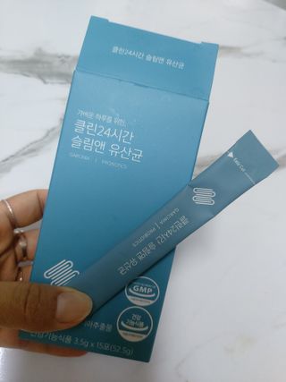 클린24시간 슬림앤유산균 1박스 (3.5g X 15포) — 5점을 준 리뷰어가 2023년 6월 올린 사용 사진