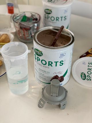셀렉스스포츠 셀렉스 스포츠 웨이 프로틴 파우더 2종 + 텀블러 세트 — 5점을 준 리뷰어가 2021년 6월 올린 사용 사진