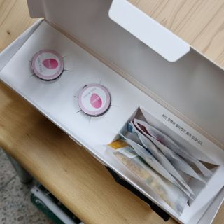 K-doraji K도라지  냉침 허브차 싸이티세트 (냉침용 캡차*2개  3종 리필차*5개) — 5점을 준 리뷰어가 2022년 6월 올린 사용 사진