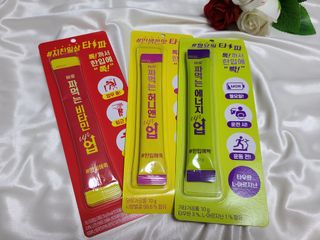 아임오 편의점 신상 타파, 바로 짜먹는 3종 _ 에너지업X2ea, 비타민업X2ea, 허니앤업X2ea — 5점을 준 리뷰어가 2021년 10월 올린 사용 사진