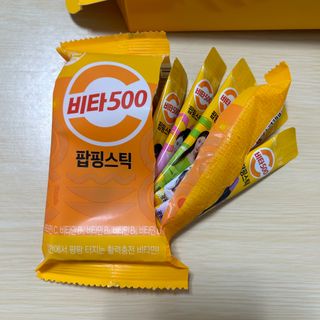 광동생활건강 비타500 팝핑스틱 — 5점을 준 리뷰어가 2023년 8월 올린 사용 사진