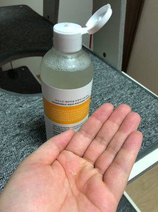 나나스킨 캐모마일아쿠아수딩토너 — 5점을 준 리뷰어가 2021년 5월 올린 사용 사진