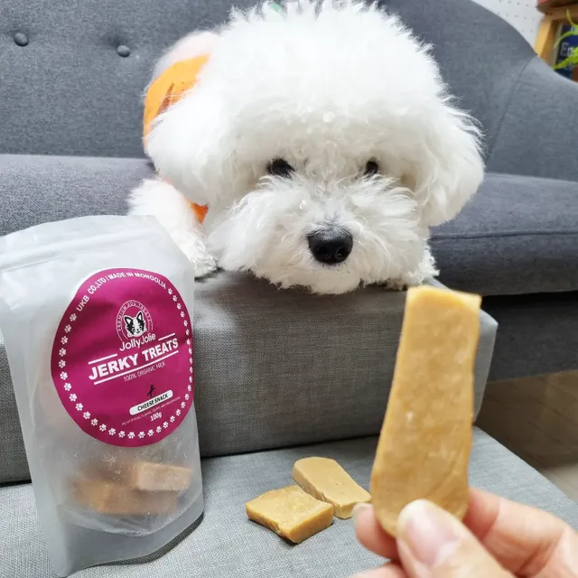 [졸리졸리] 애견 치즈스틱 (HORSE MILK CHEESE) 리뷰 사진