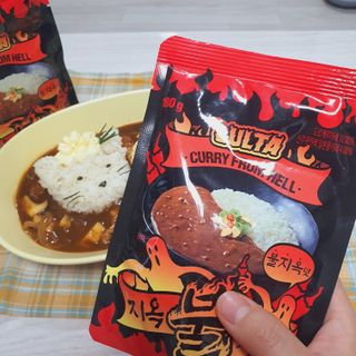 불타 지옥불카레 불지옥맛 180g x 3봉 — 4점을 준 리뷰어가 2021년 6월 올린 사용 사진