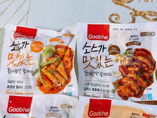 굽네몰 [굽네] 소스가 맛있는 닭가슴살 슬라이스 4종 — 4점을 준 리뷰어가 2021년 11월 올린 사용 사진
