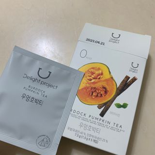 딜라이트 프로젝트 블렌딩티 우엉호박티, 히비후르츠티, 쟈스민캐모티 — 5점을 준 리뷰어가 2021년 7월 올린 사용 사진