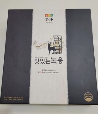 [몸엔용] 과일을 넣어 국산녹용을 맛있게 60ml x 30포 — 5점을 준 리뷰어가 2021년 6월 올린 사용 사진