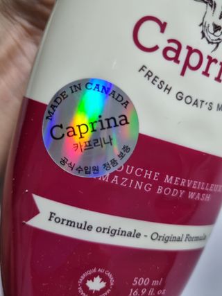 (구패키지)카프리나 프레쉬 산양밀크 어메이징 바디워시 500ml(오리지널향) — 5점을 준 리뷰어가 2023년 2월 올린 사용 사진