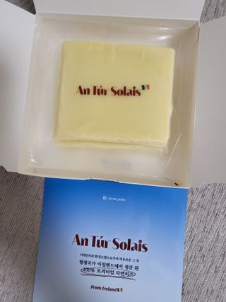 앙투어솔레 아일랜드 구워먹는 치즈 100 자연 치즈 와인안주 300g(100g x 3팩) — 5점을 준 리뷰어가 2022년 8월 올린 사용 사진