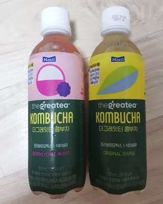 더그레잇티 콤부차 300ml *12개입 (오리지널 6개+베리리치 6개) — 3점을 준 리뷰어가 2022년 7월 올린 사용 사진
