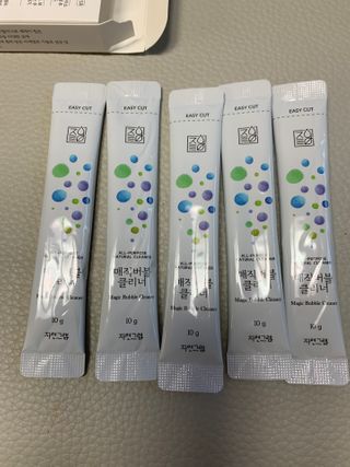 자연그램 매직버블클리너 스틱형 5포x 2세트 — 4.5점을 준 리뷰어가 2021년 1월 올린 사용 사진