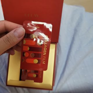 프리마인 귀족의 콜라겐, 92배 흡수율. 럭셔리 프리미엄 셀라브 콜라겐필름 30매 — 5점을 준 리뷰어가 2021년 10월 올린 사용 사진