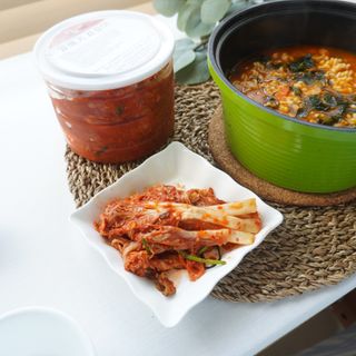 셰프애찬 알배기 겉절이 김치 1kg — 5점을 준 리뷰어가 2022년 9월 올린 사용 사진