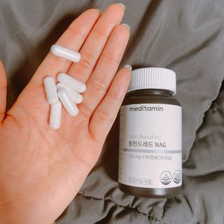 메디타민 원헌드레드 NAG — 5점을 준 리뷰어가 2021년 2월 올린 사용 사진