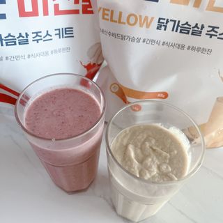 수플먼트 나는 마신닭!! 닭가슴살 주스키트, 먹기 힘들었던 닭가슴살 이제는 마시자 — 5점을 준 리뷰어가 2023년 7월 올린 사용 사진
