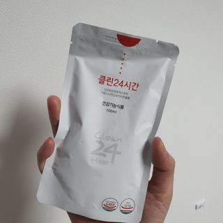 클린24시간 1BOX(5포) + 전용보틀(500ml) — 3.5점을 준 리뷰어가 2023년 2월 올린 사용 사진