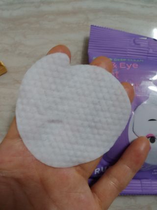[후르디아] 블루베리 립앤아이 리무버 패드 4개 세트 — 5점을 준 리뷰어가 2021년 8월 올린 사용 사진