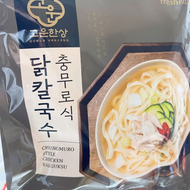 *구매평/프레시지 고운한상 충무로식 닭칼국수 (냉동) 리뷰 사진