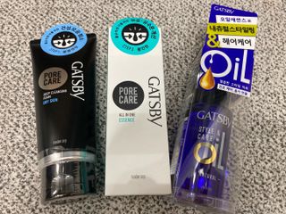 [갸스비] 명불허전, 남성을 위한 브랜드 갸스비의 올인원, 폼클렌징, 헤어오일 3종 — 5점을 준 리뷰어가 2021년 4월 올린 사용 사진