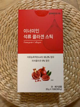 이너미인 석류 콜라겐 스틱 — 5점을 준 리뷰어가 2021년 1월 올린 사용 사진