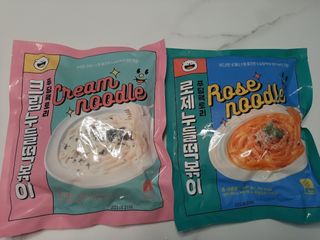 [푸딩팩토리] 로제누들떡볶이 500g / 까르보나라크림누들떡볶이 500g — 5점을 준 리뷰어가 2022년 8월 올린 사용 사진