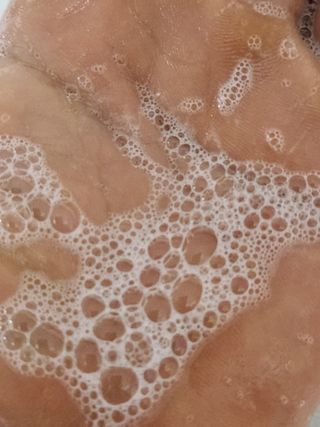 (구패키지)카프리나 프레쉬 산양밀크 어메이징 바디워시 500ml(오리지널향) — 5점을 준 리뷰어가 2023년 1월 올린 사용 사진