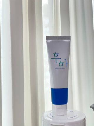[심폐소생소] 무불소 임산부 천연 치약 — 5점을 준 리뷰어가 2021년 8월 올린 사용 사진