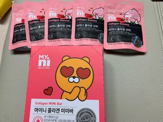 일동제약 마이니 마이니 늘씬날씬 콜라겐 세트 — 5점을 준 리뷰어가 2021년 2월 올린 사용 사진
