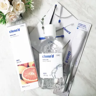 주식회사 클린디 [클린디]🌿민트향으로 상쾌하게, 단짝가글 + 맞춤 칫솔 + 치약 세트🦷 — 5점을 준 리뷰어가 2022년 1월 올린 사용 사진