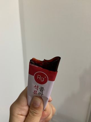 함초록 Rg+ 석류콜라겐젤리 — 5점을 준 리뷰어가 2021년 3월 올린 사용 사진