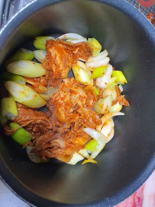 [앤더미트] 더 불맛 북성로 연탄불고기 반반 세트(간장맛 150g,매콤한 맛 150g) — 5점을 준 리뷰어가 2022년 4월 올린 사용 사진