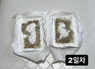 [레제르] 아로마 수액패치 발패치 30매입 -라벤더향/유칼립투스향/대나무향 — 5점을 준 리뷰어가 2022년 4월 올린 사용 사진
