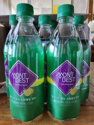 몽베스트 Montbest with Sparkling water Lemon OR Lime 20병(랜덤) — 5점을 준 리뷰어가 2021년 10월 올린 사용 사진