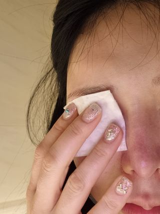 [후르디아] 눈시림없는 올영 립앤아이 리무버 — 5점을 준 리뷰어가 2024년 2월 올린 사용 사진