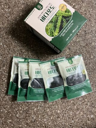[피터씨마켓] 바다포도 100g(20g x 5봉) 우미부도 그린캐비어 ASMR 소분포장 — 5점을 준 리뷰어가 2024년 8월 올린 사용 사진