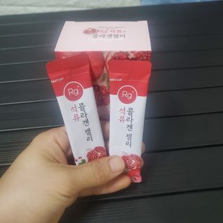 함초록 Rg+ 석류콜라겐젤리 — 5점을 준 리뷰어가 2021년 4월 올린 사용 사진