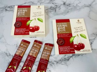 자연에온 가득담은 몽모랑시 타트체리 콜라겐 젤리스틱 — 5점을 준 리뷰어가 2020년 12월 올린 사용 사진