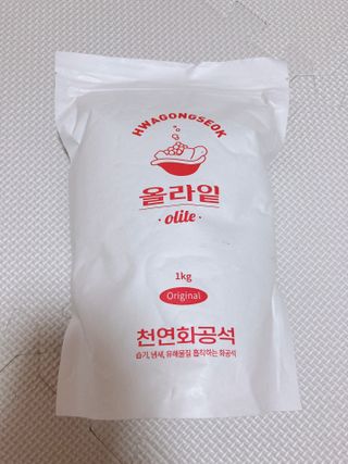 올라잍 천연화공석 — 4점을 준 리뷰어가 2022년 9월 올린 사용 사진