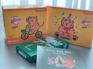 광동생활건강 [광동] 비타500데일리스틱  ★빼빼로데이★ 30포+70포+ 뚱랑이스티커+빼빼로+쇼핑백 — 5점을 준 리뷰어가 2022년 11월 올린 사용 사진