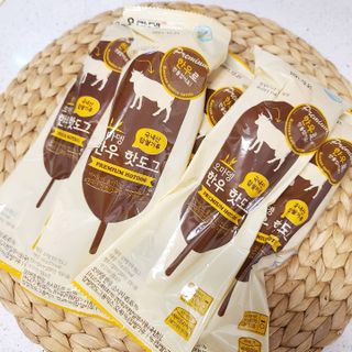 오마뎅 한우핫도그 — 4점을 준 리뷰어가 2021년 5월 올린 사용 사진