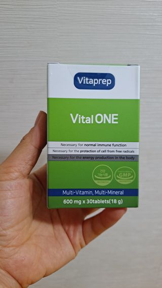 뉴트리션팩토리 비타프렙 바이탈원 종합비타민 멀티비타민 600mg — 5점을 준 리뷰어가 2021년 7월 올린 사용 사진