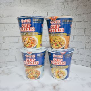 NISSIN 닛신 컵누들  4종 - 씨푸드오리지날, 씨푸드 스파이시, 씨푸드 커리, 씨푸드 XO소스 — 4점을 준 리뷰어가 2022년 12월 올린 사용 사진