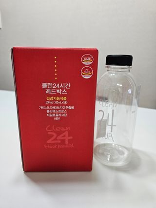 클린24시간 레드박스 1BOX(5포) + 전용보틀(500ml) — 5점을 준 리뷰어가 2024년 3월 올린 사용 사진