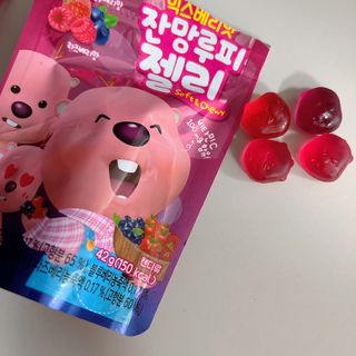 [팔도] 잔망루피젤리 믹스베리맛 42g 8개 — 5점을 준 리뷰어가 2022년 1월 올린 사용 사진