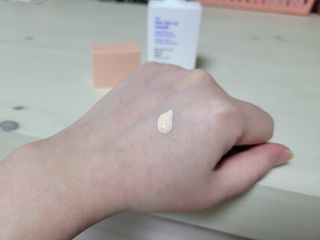 키노닉스 로지 톤업 선밀크 — 5점을 준 리뷰어가 2021년 8월 올린 사용 사진