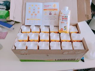 메디웰 페디아드링크 미니 바나나맛 — 5점을 준 리뷰어가 2021년 7월 올린 사용 사진