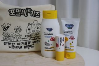 포멀비 키즈 더마베리어 아토 세트(크림 120ml+워시 300ml+스틱밤 18g) — 5점을 준 리뷰어가 2023년 11월 올린 사용 사진