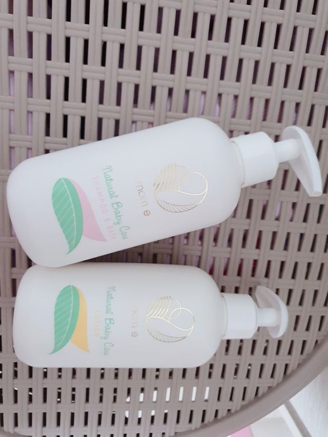 맘이 내추럴 베이비 케어 샴푸앤바스+로션 리뷰 사진