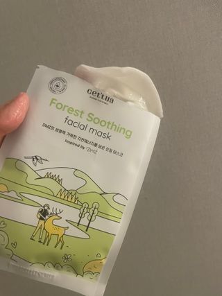 세뚜아(Cettua) 나우[세뚜아] 포레스트 수딩 마스크 Cettual Forest  Soothing Mask 4매 — 5점을 준 리뷰어가 2024년 3월 올린 사용 사진