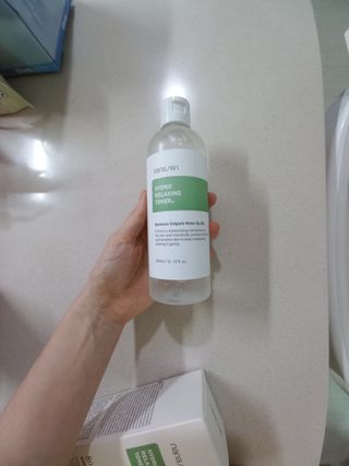 나나스킨 하이드로릴렉싱토너 — 4점을 준 리뷰어가 2021년 8월 올린 사용 사진